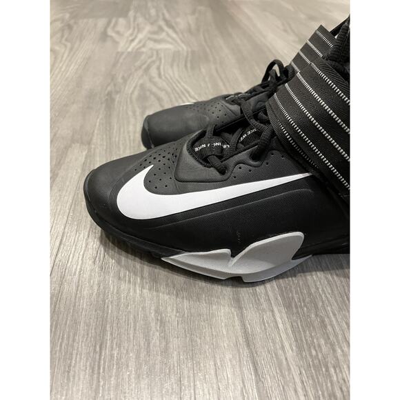 Nike Savaleos Black White CV5708-010 Size 10 WeightLifting Shoes Gym Training - Picture 6 of 12